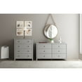 thumbnail image 5 of Hillsdale Living Essentials Living Essentials by Hillsdale Harmony Wood 6 Drawer Dresser, Gray, 5 of 5