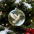 thumbnail image 2 of Nature's Birds Crystal Ornament Set, Hummingbird Christmas Ornament, Cardinal Ornaments for Xmas Tree Memorial Gifts, Clear Plastic Christmas Balls for Room Decor, Holiday Ornaments, 2.8", 2 of 5