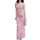 thumbnail image 2 of Vestido Midi Ajustado con Fruncido Floral para Mujer, de y de , Ideal para Invitadas de Boda, Cócteles y Salidas de Verano 2025. Rosa S, 2 of 10