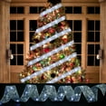 thumbnail image 2 of AMERTEER 2 Pack Christmas Ribbon Lights  16.4ft 2 Modes LED Christmas Tree Fairy String Lights Battery Operated for Home Wedding Christmas Party  Colorful, 2 of 9
