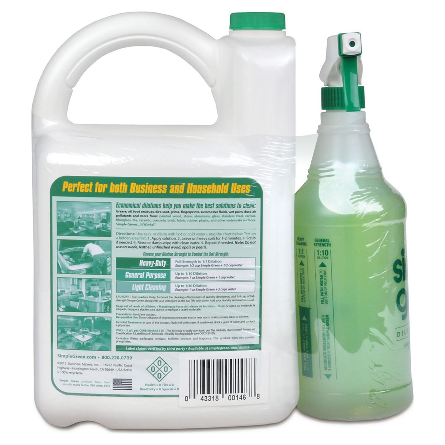Simple Green All Purpose Cleaner Spray & Refill, 172 Oz - image 4 of 6