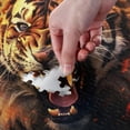 thumbnail image 4 of FREEAMG Fire Tiger Puzzle 1000 Pieces - Wooden Jigsaw Puzzles for Family Games - Suitable for Teenagers and Adults, 4 of 7
