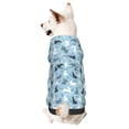 thumbnail image 1 of Fotbe Black White Gray Rabbit Sudadera con Estampado para Perros Pequeños – Suéter con Capucha para Mascotas, Tela Suave de Forro Polar con Bolsillo-Medium, 1 of 7