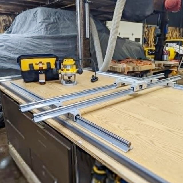 Linear Rail Slide, Linear Rail Slide Linear Rail Guide Linear Motion Slide Rail Linear Rails Linear Bearing with 4Pcs Slide Block for Machinery