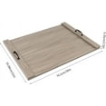 thumbnail image 5 of Stove Top Covers for Gas Burners 30" x 20" Wood Noodle Board Stove Cover Counter Space Stove Top Cover with Handles Decorative Tray for Electric Stove Top Kitchen (Grey), 5 of 14