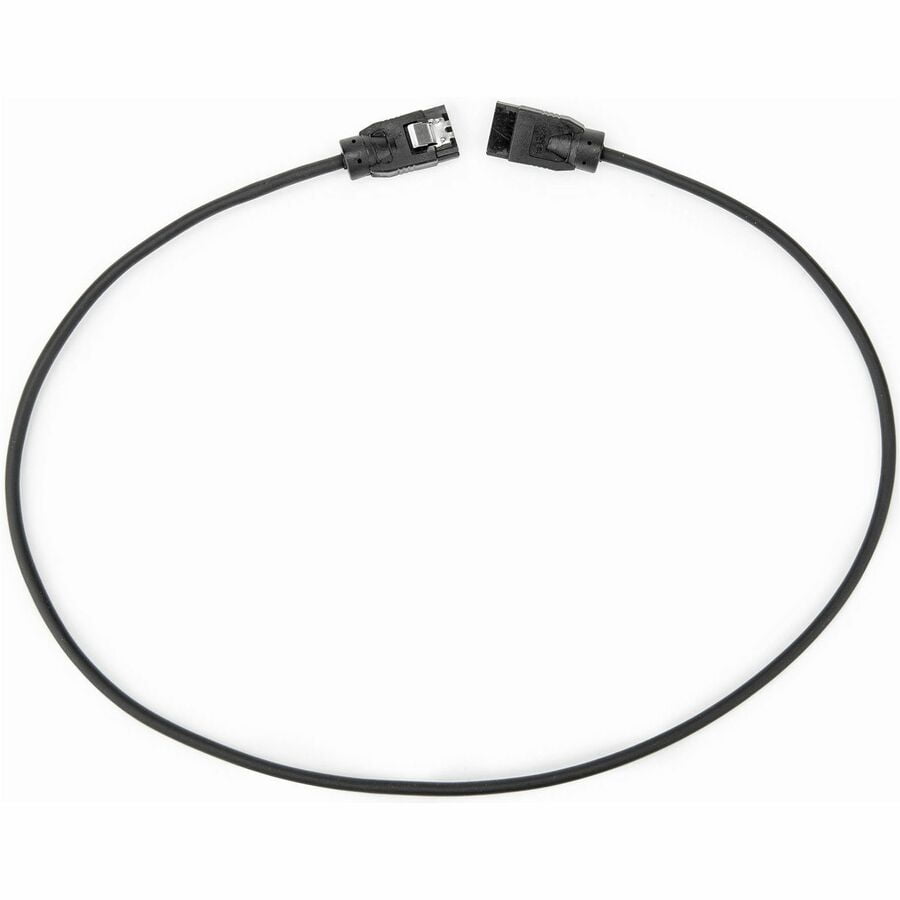Rocstor Y10C867-B1 23.6in Round Sata Connectors Cabl Sata (7 Pin Data) Connectors-black