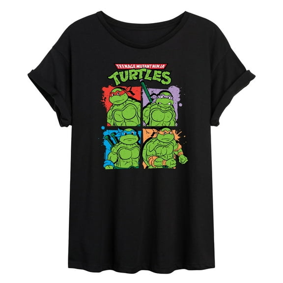 Teenage Mutant Ninja Turtles - Street Grid - Women's Oversized T-Shirt