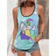 thumbnail image 3 of Camisetas sin mangas de verano para mujer, camisetas sin mangas con estampado de Snoopy, chaleco básico con estampado 3D para mujer, ropa Y2k, 3 of 4
