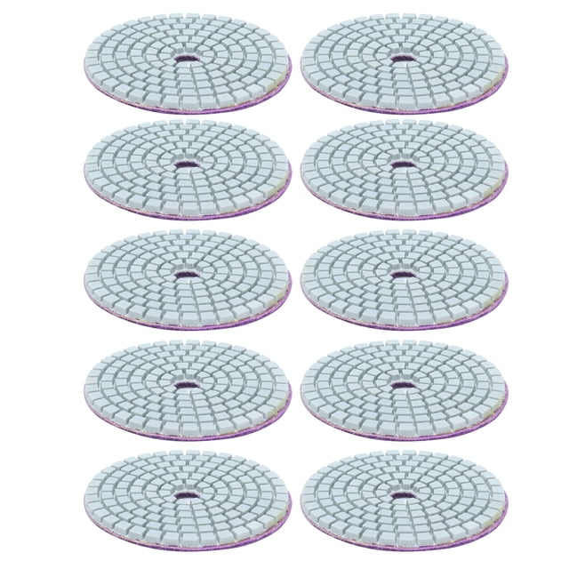 Almohadilla de pulido de diamante, 10 piezas de 3 pulgadas, accesorios para pulidor húmedo de diamante, kit de pulido húmedo, funcionalidad versátil