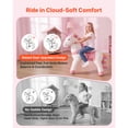 thumbnail image 6 of KFFKFF Ride-On Unicorn Toy for Kids, No Battery Needed, Smooth Wheels with Anti-Roll Safety Ring, Enhanced Raised Seat, Comfortable Handles, Durable Pedals,Supports Up to 176 lbs,Suitable for Ages 6+, 6 of 9