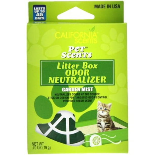 California Scents Pet Scents Litter Box Odor Neutralizer 6Unit Tray, Garden Mist, 0.7 Ounce