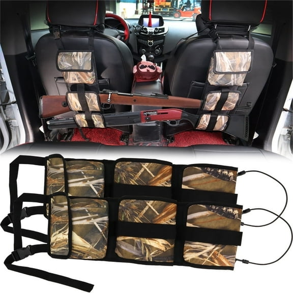 AUTOXBERT 2Pcs Car Seat Back Organizer Storage Bag Multipurpose Tactical Molle Front Seat Hanging Bag Portable Camouflage Gun Sling Bag