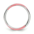 thumbnail image 2 of Sterling Silver Twisted Pink Enameled Ring, 2 of 8