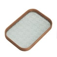 thumbnail image 4 of DOLITY Glass Tray Bathroom Storage Tray Multiuse Coffee Table Platter Specialty Plates 34x25.5x2.5cm, 4 of 9