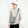 thumbnail image 6 of KL928 Men Causal Canvas Messenger Multifunctional Shoulder Sling Bag for School Travel Outdoors, 6 of 7