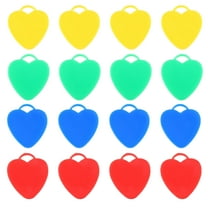 PBPBOX 16pcs Heart Balloon Weights Plastic Heavy Balloon Weights Prevent Floating Parties