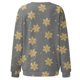 thumbnail image 3 of Gibobby Sudaderas Navideñas para Mujeres Blusa de sudadera estampada con cuello redondo y manga larga para entrenamiento diario en casa y al libre para mujer(Gris,M), 3 of 5