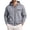 Grey, variant on UOCUFY Hoodies for Men Casual Long Sleeve Full Zip Hooded Fleece Sweatshirt | Fashion Athletic Workout Jackets with Multi Pockets Navy,Size XXL