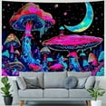 thumbnail image 4 of Creowell  Mushroom Tapestry,Tapestry  Plant Tapestry Fantasy Mushroom Butterfly Moon Tapestries Posters Wall Hanging for Bedroom Dorm Decor(Multi Size), 4 of 6