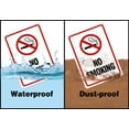 thumbnail image 5 of 2-Pack No Smoking Signs Metal 10''x7'' Rust Free 40-Mil Aluminum UV Printed,Easy to Mount Weather Resistant Long Lasting Ink with Cigarette Logo, for Home/Business/Apartment Building, 5 of 5