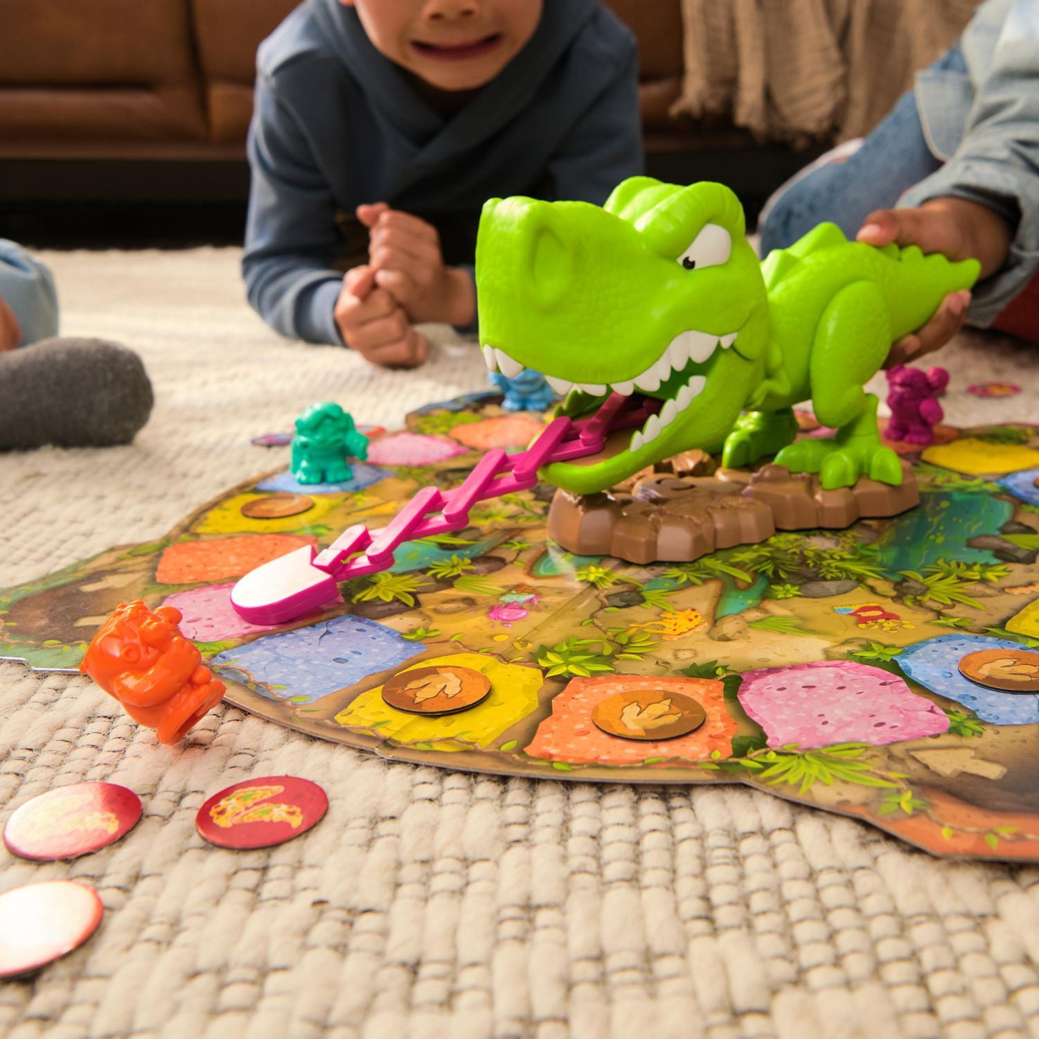 Snack-O-Saurus Rex, Jeu de société interactif pour les grands gourmands et les amateurs de dinosaures, jeu familial amusant, jeu de société pour les soirées en famille, pour les enfants à partir de 5
