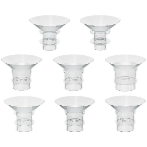 8 Uds. Insertos de brida para extractor de leche, insertos de brida de silicona, insertos de brida de repuesto