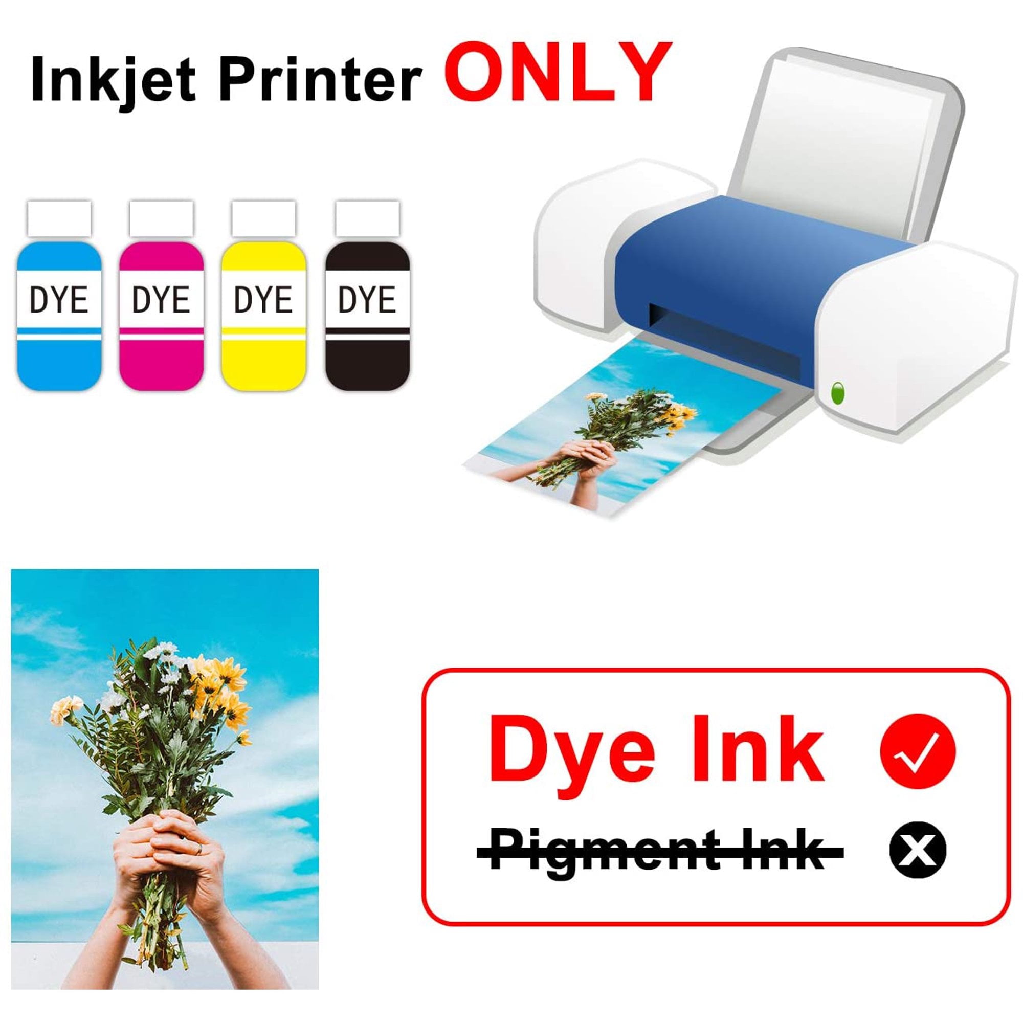 Wholesale 5x7 inkjet photo paper For Displayable Printouts