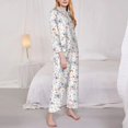 thumbnail image 3 of Fotbe Cute Koala Conjunto de Pijama de Manga Larga para Mujer con Estampado, Ropa de Dormir de 2 Piezas, Conjunto de Casa Suave y Cómodo con Bolsillos-Medium, 3 of 7