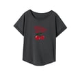 thumbnail image 3 of Camiseta para mujer de verano, camiseta básica transpirable simple para viajes, desplazamientos, compras SG, 3 of 7