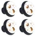 thumbnail image 2 of 4 Pcs Hedgehog Knobs for Kitchen Cabinet Cupboard Dresser Bookcase Drawer Pulls Handles Round Home Decor, 2 of 8