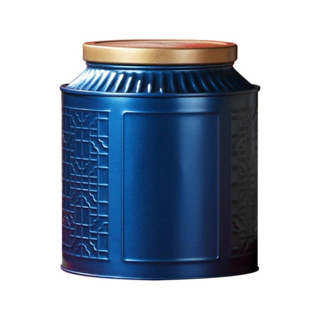 Harpily 50% Off Clear! Pantry Organization and Storage Tea Cans Round Cans Large Single Cans Half A Kilogram Tin Cans Sealed Cans Empty Boxes
