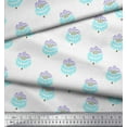 thumbnail image 2 of Soimoi Rayon Fabric Leaves & Floral Block Fabric Prints by Yard 42 Inch Wide, 2 of 3