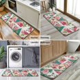 thumbnail image 6 of Pioneer Flower Floral Print Pattern Kitchen Rug Mat,Kitchen Runner Rugs Non Skid Washable,Decorative Kitchen Floor Mats for Kitchen,Sink,Laundry,17"x47.2", 6 of 7