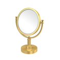 thumbnail image 1 of Allied Brass DM-4G/2X-PB 8 Inch Vanity Top Make-Up Mirror 2X Magnification Polished Brass, 1 of 1