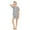 Grey, variant on REDARER Kids' Satin Pajama Set Short Sleeve Button-Down Top & Shorts Classic Sleepwear for Boys & Girls,4-5 Years