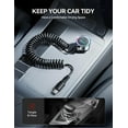thumbnail image 6 of USB C 72W Car Charger for iPhone 16 Pro Max Plus, PD & QC3.0 w/4 ft 36W Type C Coiled Cable, Fast Car Phone Charger Adapter for iPhone 15 Pro, Samsung Galaxy S24/S23/S22, Pixel/Moto/LG/Android, iPad, 6 of 6