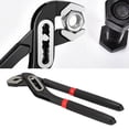 thumbnail image 3 of 8 Inch Water Pump Pliers 6 Levels Adjustment Opening 68mm Groove Joint Pliers for Home Pipe Repair Nut Bolt Clamping (8inch), 3 of 6