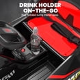 thumbnail image 6 of Conchico 12V Electric Go Kart for Kids, Drift Racing Go Cart with 360° Spinning & Water Spray Function, Ride on Toys Cars with Seat Belt, Cup Holder, LED Light, Music for Boys Girls Ages 3-8, Red, 6 of 8