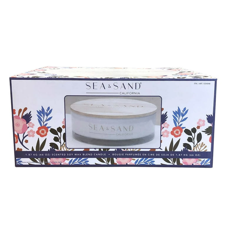 Sea & Sand (nib) 3-pk Scented Candle Set Made With Essential Oils Soy Wax  Blend Reviews 2024