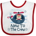 thumbnail image 3 of Inktastic New to the Crew Baby Boy Boys Baby Bib, 3 of 4