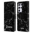 thumbnail image 1 of Head Case Designs Officially Licensed Juventus Football Club Marble Black 2 Leather Book Wallet Case Cover Compatible with Samsung Samsung Galaxy S21 Ultra 5G, 1 of 6