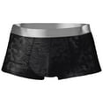 thumbnail image 2 of Mens Underwear Men's ice silk pattern flat angle perspective boxer briefs, 2 of 3