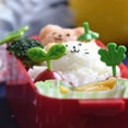 thumbnail image 3 of Visland 8Pcs/Box Fruit Toothpick Practical Attractive ABS Clover Shape Smooth Cake Salad Picks for Kids, 3 of 7