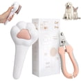thumbnail image 2 of UYGDUY-Self-Cleaning Cat Brush for Shedding with Cat Nail Clipper 2-Piece Set for Pets That Shed a Lot or Have Overgrown Nails,Including Long-Haired & Short-Haired Cats, Small & Medium Dogs, Rabbits, 2 of 4