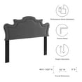 thumbnail image 6 of Modway Evangeline Performance Velvet King/California King Headboard in Charcoal, 6 of 9
