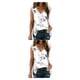 thumbnail image 2 of Qarigey Chaleco de algodón para mujer, camiseta sin mangas holgada de encaje informal, vacaciones, citas, vacaciones en la playa, ropa básica, trabajo Type6 NO6 Qarigey CBP212136, 2 of 6