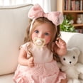 thumbnail image 4 of Muñeca Reborn Babeside Dara de 50,8 cm con ropa y accesorios de juguete, 4 of 7