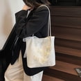 thumbnail image 4 of Bolso de mano sencillo y moderno para mujer, bandolera de un solo hombro, con diseño de mariposa tridimensional de seda, versátil, para ir al trabajo, 2025, 4 of 5