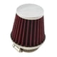 thumbnail image 1 of Filtro Aire Universal 42mm Alto Flujo rojo, 1 of 2