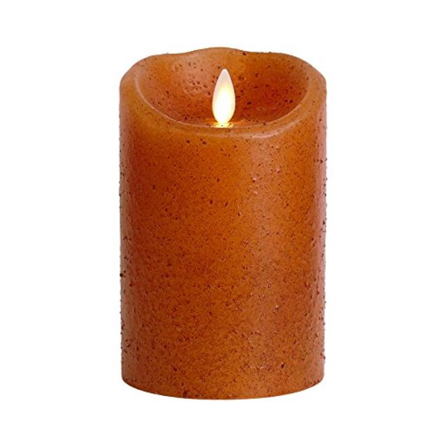 Luminara Primitive Flameless Candle with Timer (5" Yam Country
